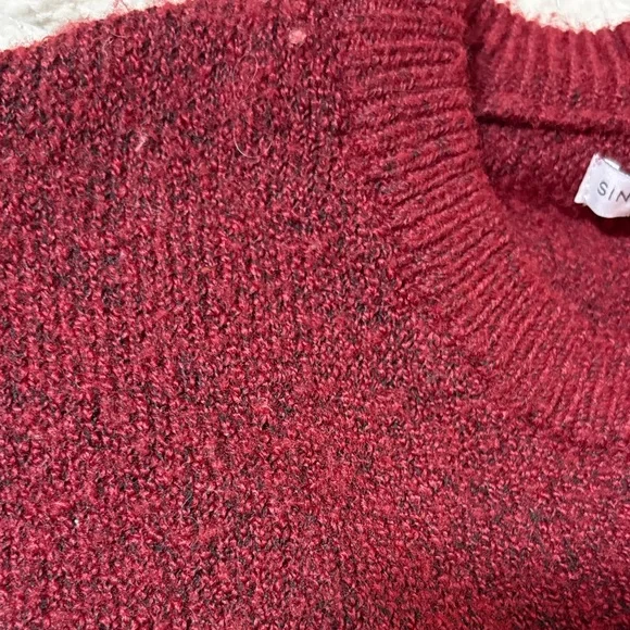 Sincerely Jules Deep Red Button-Up Cardigan - Picture 5 of 5